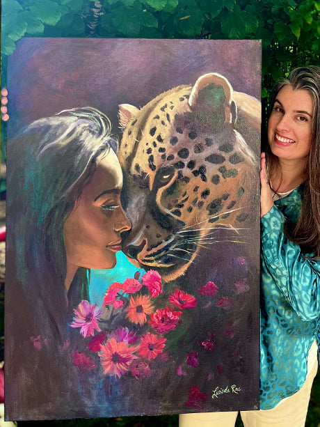 "Wild Hearts Collection no. 3" Original Oil Painting