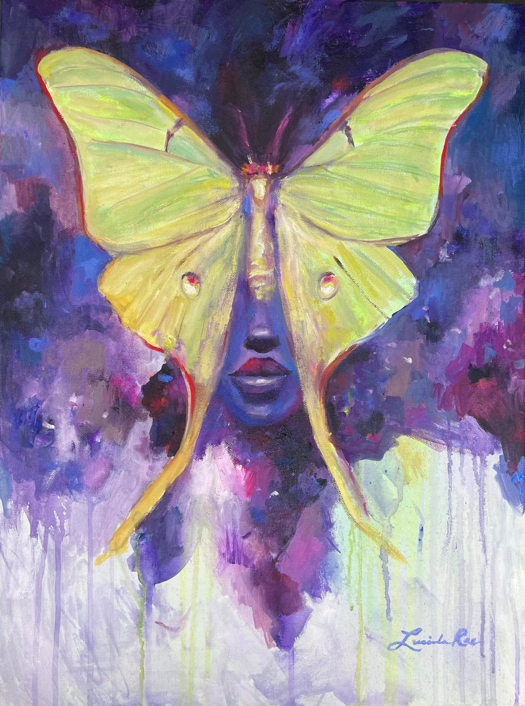 "Sacred Emergence", 18x24 Original Oil Painting