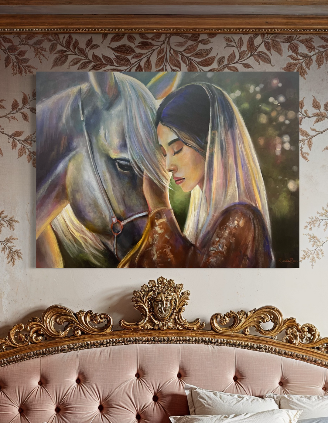 "Wild Hearts no. 8" Original Oil Painting, 40" x 30"