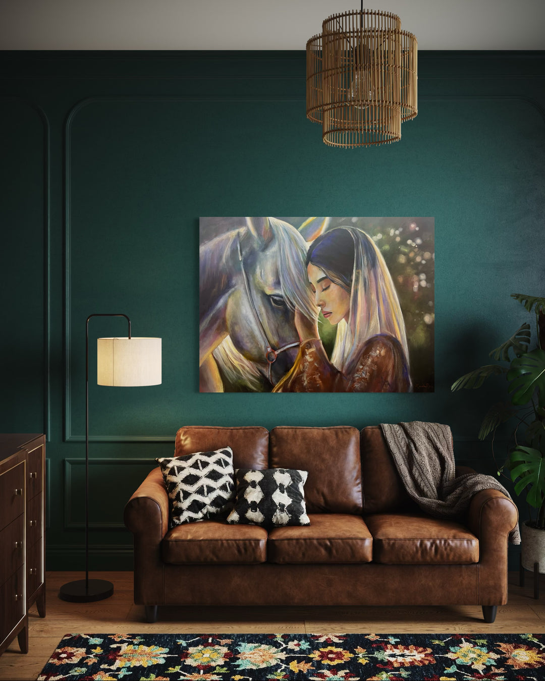 "Wild Hearts no. 8" Original Oil Painting, 40" x 30"