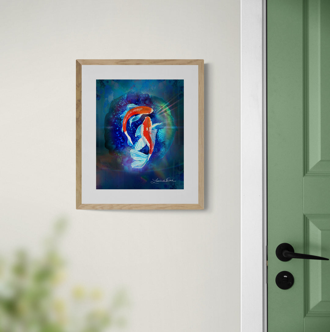 "Koi Solace" Fine Art Print