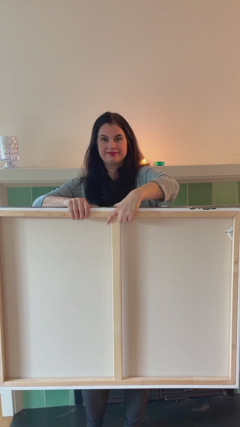 "Wild Hearts no. 8" Original Oil Painting, 40" x 30"